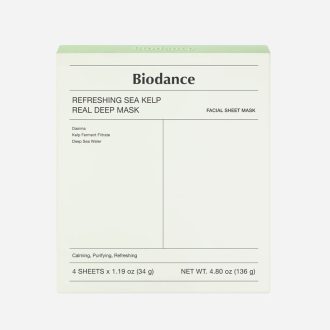 Biodance Refreshing Sea Kelp Real Deep Mask 4Piece