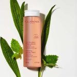 Clarins Paris Cleansing Micellar Water With Alpine Golden Gentian Lemon Balm Extracts Sensitive Skin 200ml