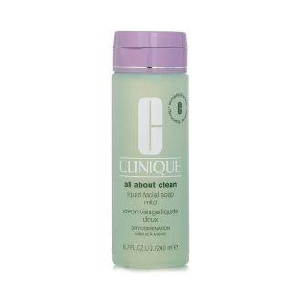 CLINIQUE All About Clean liquid facial soap mild DRY COMBINATION 200ml