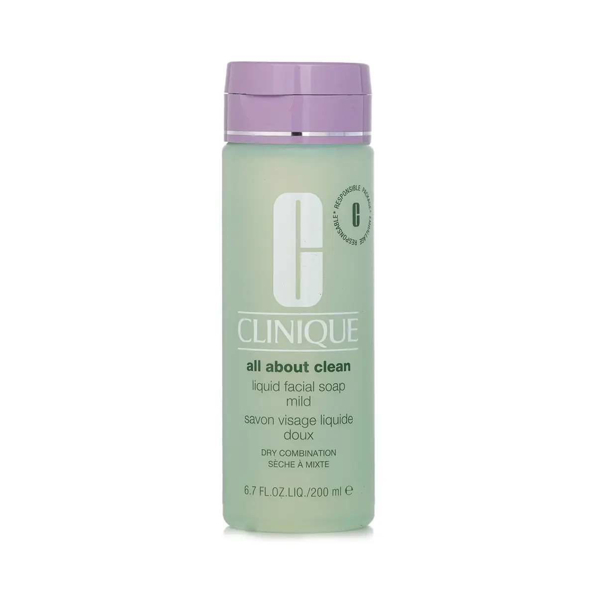 CLINIQUE All About Clean liquid facial soap mild DRY COMBINATION 200ml CLINIQUE All About Clean liquid facial soap mild DRY COMBINATION 200ml