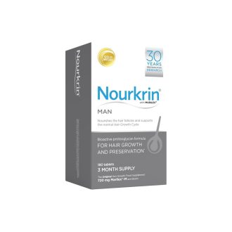 Nourkrin with Marilex Man – Hair Growth Supplement – 180 Tablets 3 Month Supply