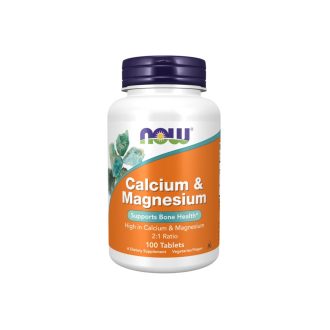 NOW Calcium & Magnesium 100 Tablets
