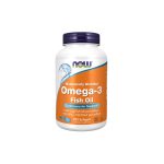 NOW Foods Omega-3 Fish Oil, Molecularly Distilled 200 Softgels