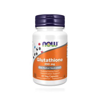 Now Glutathione 250 mg 60 Veg Capsules