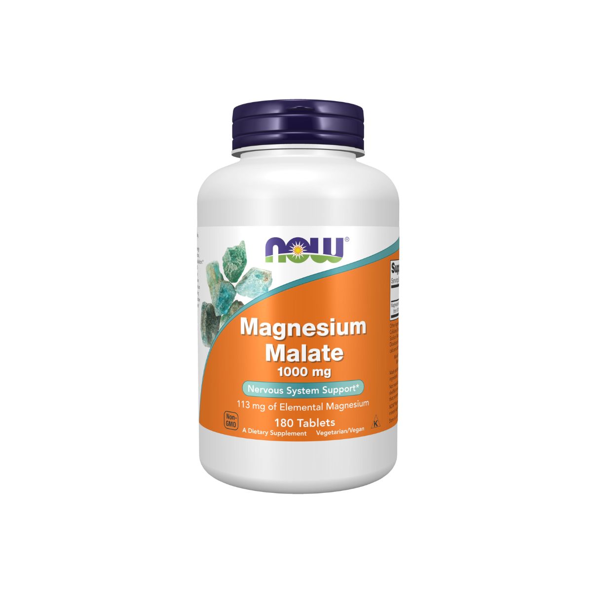 NOW Magnesium Malate 1000mg 180 Tablets NOW Magnesium Malate 1000mg 180 Tablets