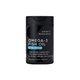 Sports Research Omega-3 Fish Oil Triple Strength 60 Softgels