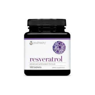Youtheory Resveratrol Advanced Antioxidant Formula 160 Tablets