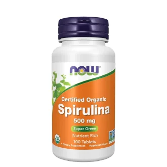 Spirulina 500mg Super Green Nutrient Rich 100 Tablets