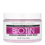 Advanced Clinicals Biotin Strengthening Hair Mask 340ml
